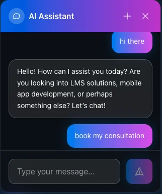 ARA AI Chatbot showcase