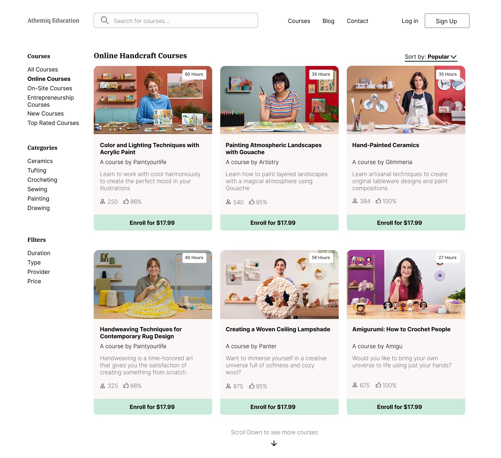 Athemiq Education showcase